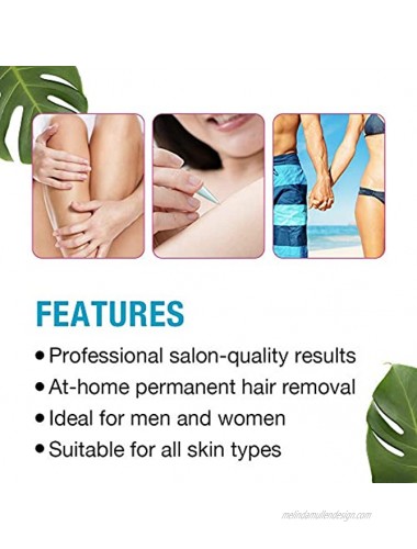Clean + Easy Non-Laser Personal Electrolysis for Face and Body Permanent Hair Removal Battery Operated