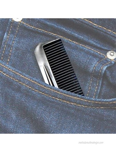 Favorict 6 Pack 5 Pocket Hair Comb Beard & Mustache Combs for Men's Hair Beard Mustache and Sideburns