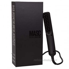 KUSCHELBÄR Heated Beard Straightener Brush from MASC by Jeff Chastain Straighten Both Beard & Hair Compact & Dual Voltage Comb For Travel & Home Use