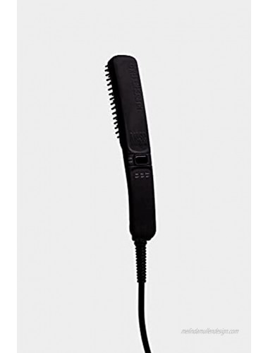 KUSCHELBÄR PRO Heated Beard Straightener Brush from MASC by Jeff Chastain Arched Comb for More Styling Options Extra-Long Fixed Cord 3D Heated Plate Design 3 Temperature Settings Auto Turn-Off