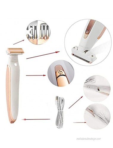 Body Ladies Shaver Replacement Heads Blades For Shaver and Trimmer for Smooth Finishing and Perfect Touch 3Replacement Heads&1Brush&1Replacement Charger