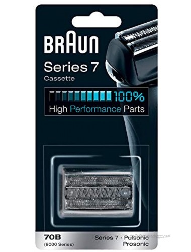 Braun Replacement Shaver 70 B Black Compatible with Series 7 Razors