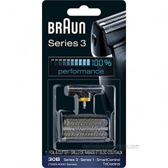 Braun Series 3 30B Foil & Cutter Replacement Head Compatible with Previous Generation SmartControl TriControl 7000 4000 shavers and Series 3 340s