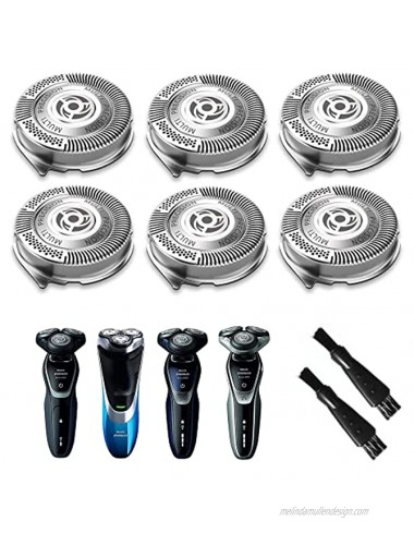 SH50 52 Replacement Heads for Philips Norelco Series 5000 Shaver Replacement Blades Compatible with Norelco 5675 5100,5500 5300