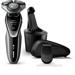 Philips Norelco Electric Shaver 5750 Wet & Dry S5660 84 with Turbo+ mode Precision Trimmer and SmartClean