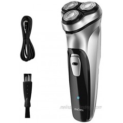 Wekeep Electric Razor for Men Cordless Rechargeable Men’s Electric Shaver for Rotary Shaving with Pop-up Trimmer Regular