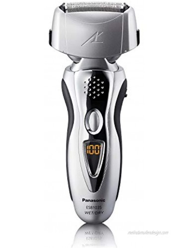 Panasonic Electric Shaver and Trimmer for Men ES8103S Arc3 Wet Dry with 3 Nanotech Blades and Flexible Pivoting Head