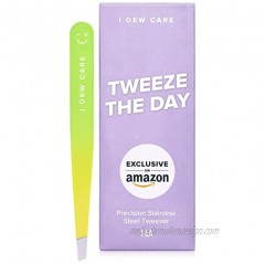 I DEW CARE Tweeze The Day | Precision Slant Tip Multi-functional Stainless Steel 3.8 Tweezers | Professional Beauty Tools | Korean Skincare