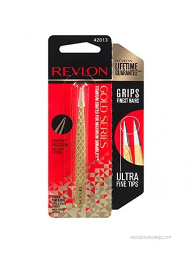 Revlon Gold Series Titanium Coated Point Tweezer