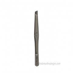 Revlon Multipurpose Slant Tip Tweezer Eyebrow and Ingrown Hair Removal Makeup Tool Made with Stainless Steel