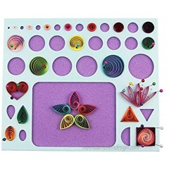 YURROAD 3 in 1 Paper Quilling Template Board Quilling DIY Tool
