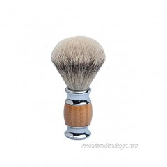 CSB Silvertip Badger Shaving Brush Wood Resin & Alloy Design Handle for Men Wet Shaving Handmade Badger Brush No Terrible Smell