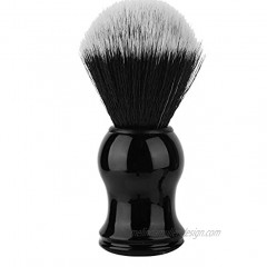 Portable Shaving Brush Men Surper Soft Brush Hair Delicate Handle Beard Shaving Brush Barber Salon ToolPure black nylon