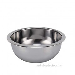 SANWA Shaving Bowl for Men Luxury Heavy Stainless Steel Soap Mug Shave Cream