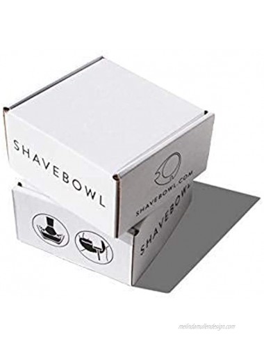 Shaving Bowl Shaving Cup by SHAVEBOWL Made in USA White