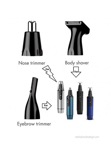 C320 Replacement Heads for NUMIFUN AREYZIN Beitony 3 in 1 Nose Hair Trimmer Nose Trimmer for Eyebrow Facial Nose Ear Armpit Leg Bikini