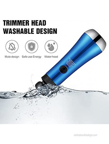 Ear and Nose Hair Trimmer Clipper，Painless Eyebrow，Facial Hair Trimmer for Men and Women Battery-Operated Waterproof Dual Edge Blades for Easy Cleansing