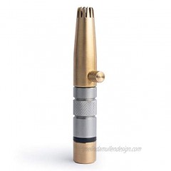 [MADE IN KOREA] ROYAL Anti-bac Nose hair trimmer for men"Freikugel" Manual Battery-free Stainless & Brass Waterproof Painless with Patented Mechanism ET-32