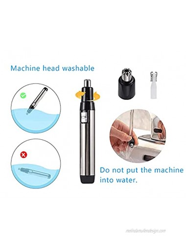 Nose Hair Trimmer,Portable Nose Ear Hair Trimmer for Men Women,Facial Hair Trimmers Clipper for Men and Women,Trimmer with Cordless Operation,Battery-Operated