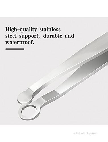 Nose Hair Trimming Tweezers Nose Hair Trimmer Long Tweezers Eyebrow Clippers Trimmer 2pcs