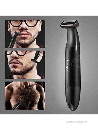 Othos Multi-functional Electric Grooming Razor Kit for Men Body Trimmer Nose ear eyebrow trimmer with precision combs Wet and Dry use Waterproof AA Battery Operated included