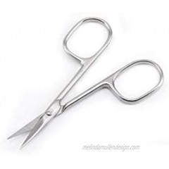 Sicastar Eyebrow scissors for women,Safety scissors nose hair scissors,stainless steel scissors,small scissors beauty manicure scissors1 Pack