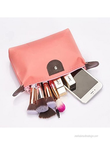5PCS Cute Small Makeup Bags for Purse Waterproof Mini Zipper Cosmetic Bags Luggage Accessories for Travel 5PCS Style 1