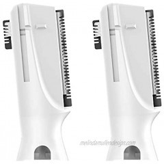 2-Pack Replacement Blade for Funstant Eyebrow Trimmer Facial Electric Hair Razor
