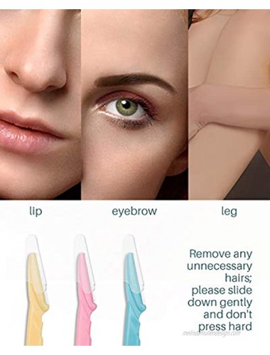 Eyebrow Razor for Women 60 Pcs Dermaplaning Razor for Women Face Multipurpose Face Razors for Women and Men by MoHern
