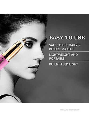 Eyebrow Razors For Women For Face Lips Nose Eyebrow Trimmer Painless-Precision Eyebrow Hair Shaper Hair Removal for Women Men,Pink