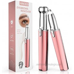 Eyebrow Trimmer  ANCED Facial Hair Remover Eyebrow Razor Hair Removal for Women use on Eyebrow Upper and Lower Lip Nose Cheeks Chin Neck and Bikini