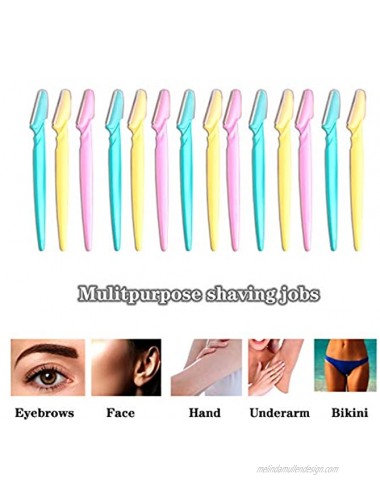 GuangTouL Eyebrow Razors 21 Pcs Dermaplane Razor for Women Face Multipurpose Exfoliating and Shaving Grooming Eyebrow Face Razor and Eyebrow Shaper for Women and Man with Precision Cover