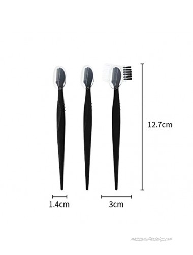 MINISO Eyebrow Razor Shaper Safety Facial Hair Remover Face Shaver Trimmer Multipurpose Exfoliating Dermaplaning Tool for Women and Men 3 Count