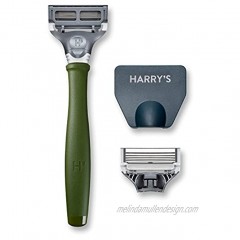 Men's Razor with 2 Razor Blades Forest Green By Harry's