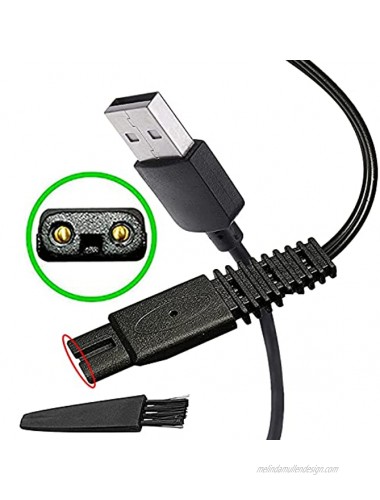 USB Cable Compatible with MicroTouch Solo Men's Electric Shaver 39.4in 5V Replacement Charger Cord