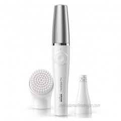 Braun Face Epilator Facespa Pro 910 Facial Hair Removal for Women 2-in-1 Epilating and Cleansing Brush