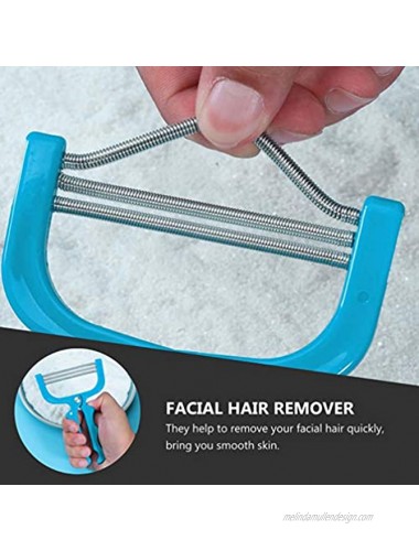 HEALLILY 2 Pcs Facial Hair Remover Manual Hair Threader Epilator Portable Face Lips Hair Removal Device for Women Girls