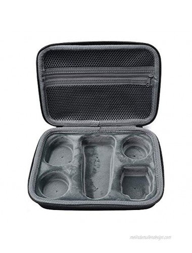 HONGC Braun Epilator Case for Braun Silk-épil 9 9-961V Epilator,Bikini Trimmer Bundle Electric Hair Removal Travel Box Carry Bag Black