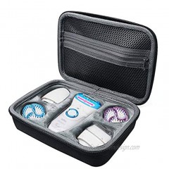 HONGC Braun Epilator Case for Braun Silk-épil 9 9-961V Epilator,Bikini Trimmer Bundle Electric Hair Removal Travel Box Carry Bag Black