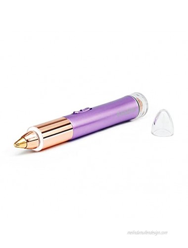 iMusthav Dual Function Brow & Facial Hair Remover USB rechargeable. Precision “pencil-tip” 18K gold plated heads 360-degree LED light. All your facial hair removal needs in one unit Amethyst