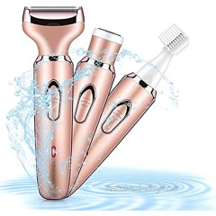 Lovebay Electric Shaver for Women 3 in 1 Painless Women Electric Shaver Body Hair Remover Portable Wet and Dry Bikini Trimmer for Face Legs Underarm Micro USB Rechargeable