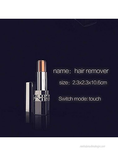 Smart Hidden Touch Hair Removal for Women Portable Painless Ladies Electric Razors Facial Hair Removers Epilator for Face Lip Body Chin Legs and Cheek Hair Groomer Tools Shaver Products Mirror black