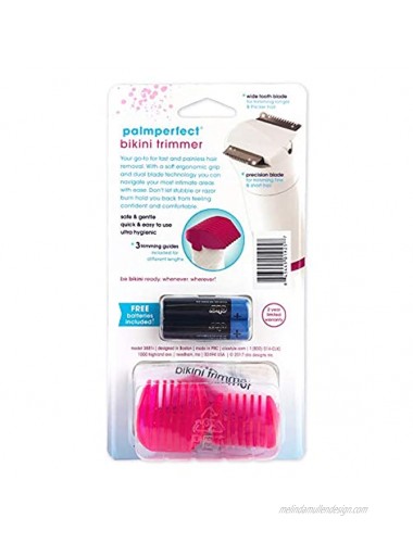 Palmperfect Bikini Trimmer Dual Blades Hair Remove for Any Part of the Body