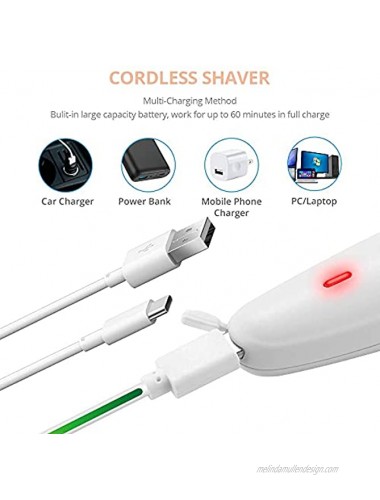 Shaver for Women 7 in 1 Cordless Women Electric Razor Bikini Trimmer for Body Hair Removal，Bikini Line Area Nose Armpit Eyebrow Facial Hair Legs Face-Clean Wet & Dry Use8
