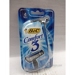 Bic Comfort 3 Sensitive Disposable Shaver 4 ea Pack of 2
