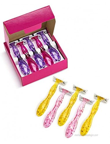 BiC Miss Soleil Colour Collection Triple Blade Disposable Women's Razors 10 Razors per Pack