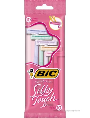 Bic Twin Select Bic Twin Select Silky Touch Disposable Razor for Women 0.12-Pounds Pack of 3