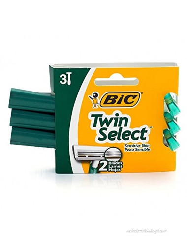 Bic Twin Select Sensitive Skin 3 Count 4 Pack