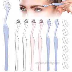 Eyebrow Razor Mini Eyebrow Razor Trimmer Female Face Shaver Lip Hair Remover with Precision Cover Small Eyebrows Shaver for Women Makeup Face Care Tools 6
