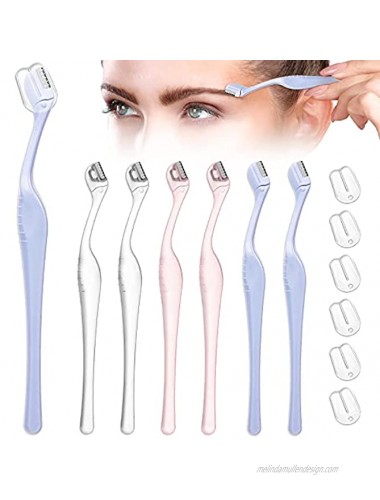Eyebrow Razor Mini Eyebrow Razor Trimmer Female Face Shaver Lip Hair Remover with Precision Cover Small Eyebrows Shaver for Women Makeup Face Care Tools 6